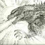 Godzilla Pencil