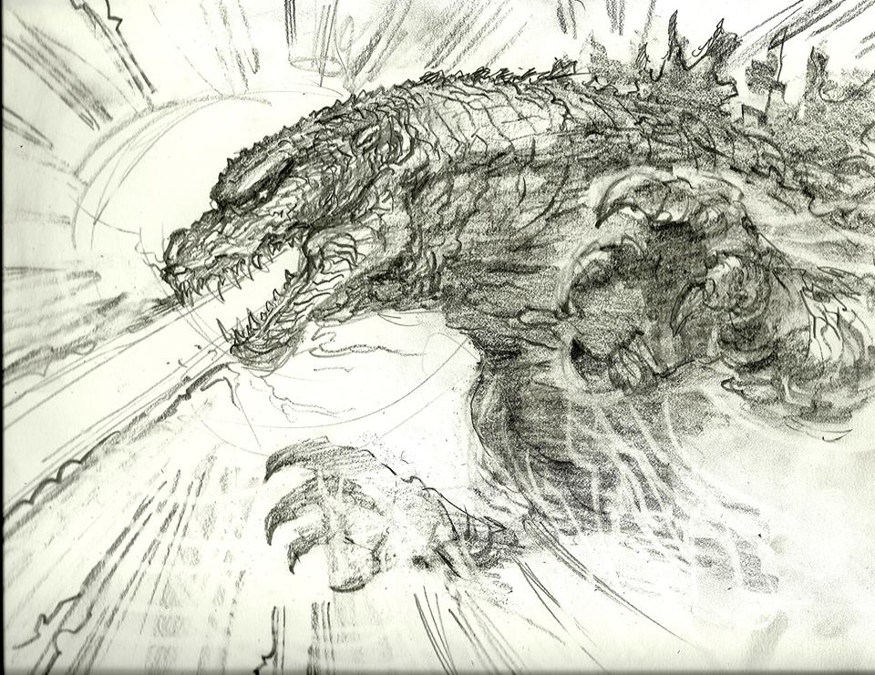 Godzilla Pencil