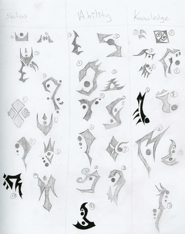 2d Ritual Mark Three Demon Marks by Harlequinclown on DeviantArt