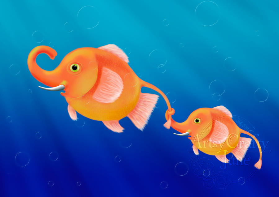 Elefish by ArtsyCraftyJune on DeviantArt