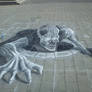 My first 3D draw  in street