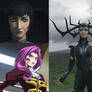 Hela, Arihnda Pryce, and Cornelia