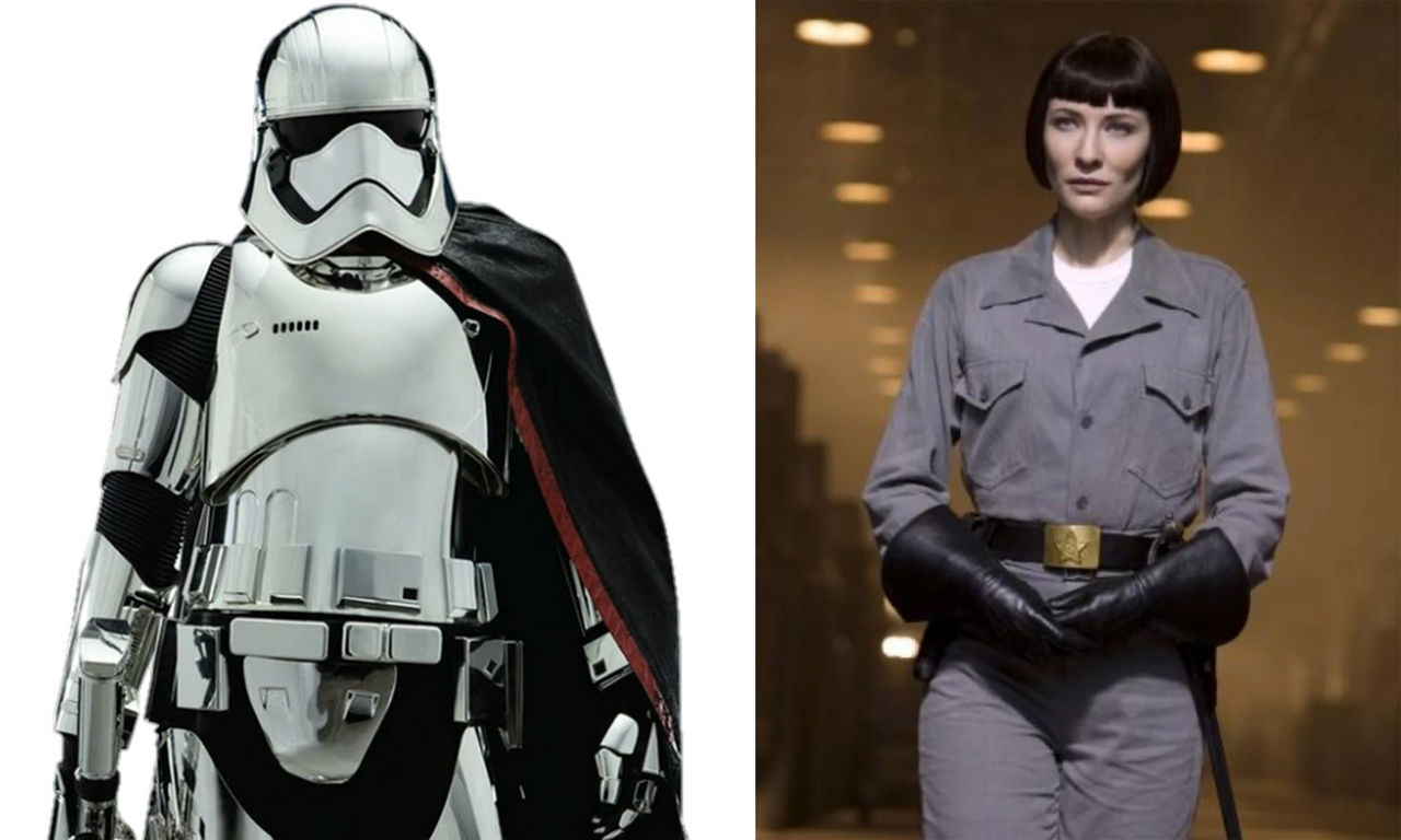 Captain Phasma and Irina Spalko