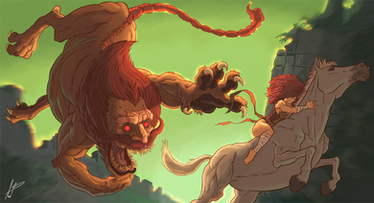 Manticore is hungry!