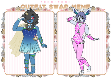 PKMN-PMMM: Suki and Lorna outfit swap