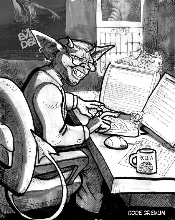 Code Gremlin by glych on DeviantArt