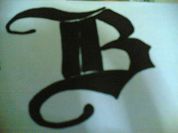 B4 Lettering Design B lettering by johanssen5 on DeviantArt