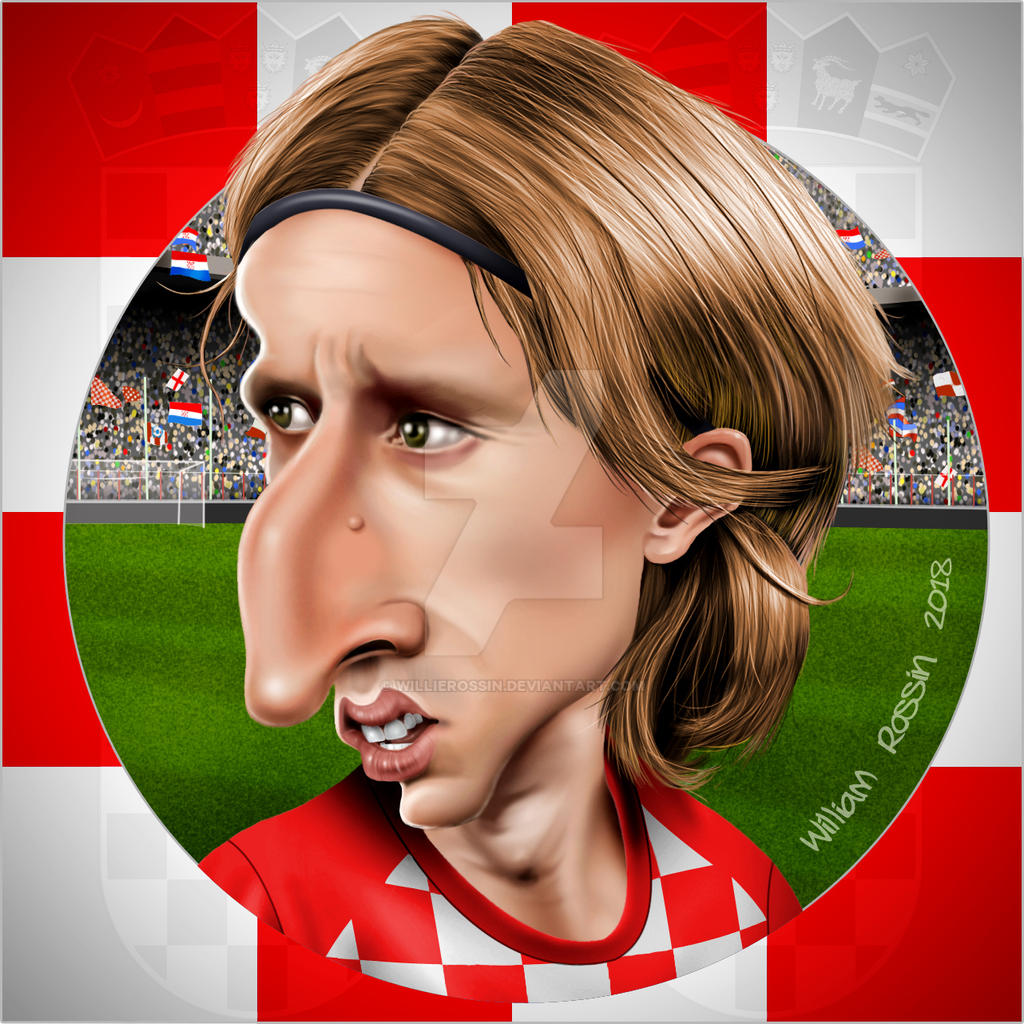 Luka Modric caricature by willierossin on DeviantArt