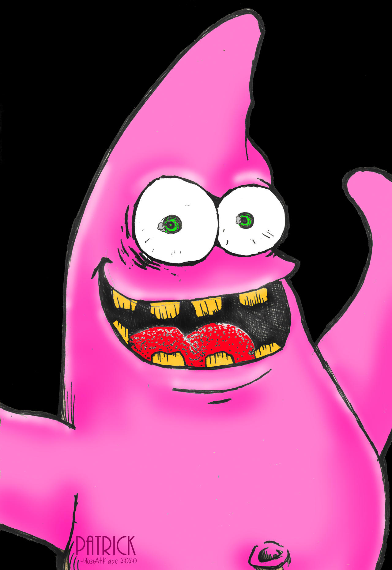 Realistic Patrick Deviantart Patrick by YosiAtKape on DeviantArt