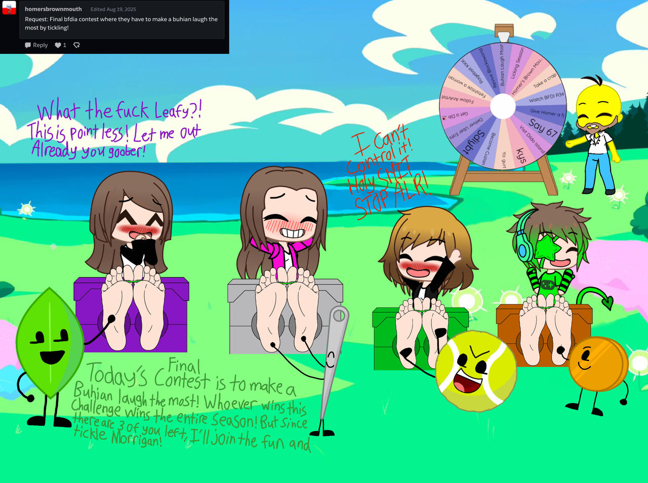 Fat Bfdia Deviantart Request 6 Final BFDIA Contest by ANartistexplorer on DeviantArt