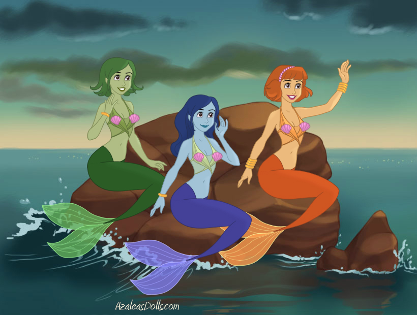 Mermaid-Scene-by-AzaleasDolls. by flowerbachuchi on DeviantArt