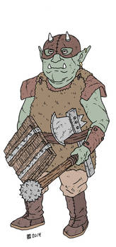 Orc with shield