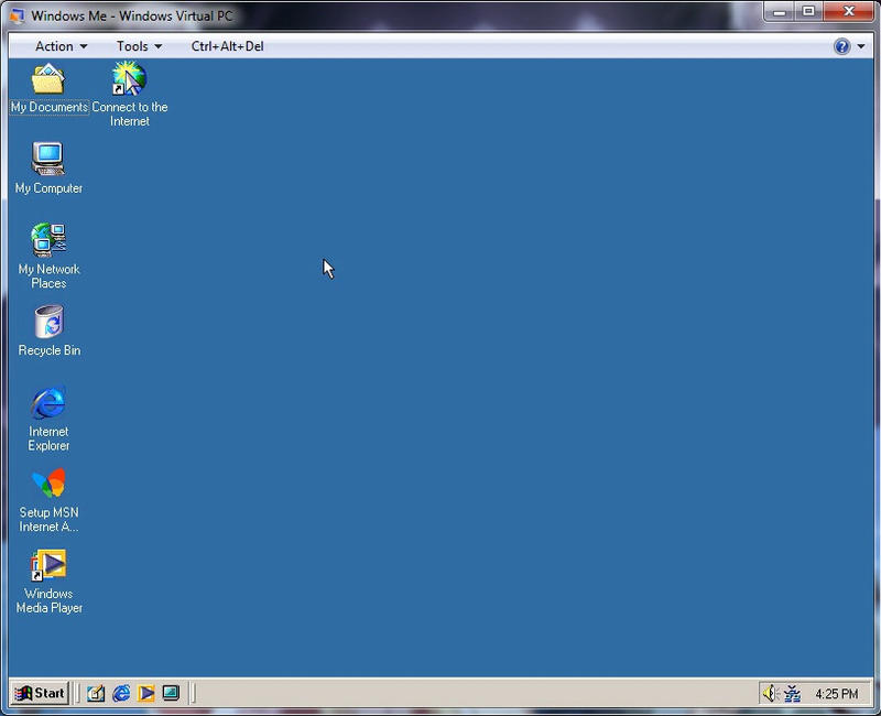 Windows ME Desktop In Virtual PC 2009 by OfficerWindowsMac200 on DeviantArt