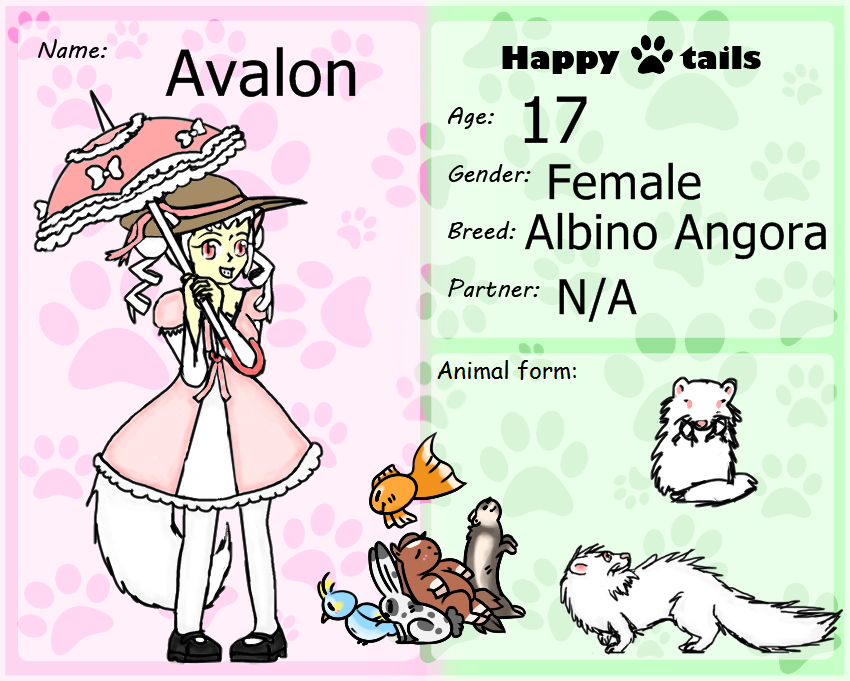 Avalon Application sheet