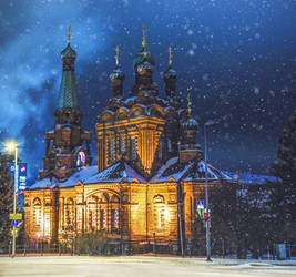 Winter church