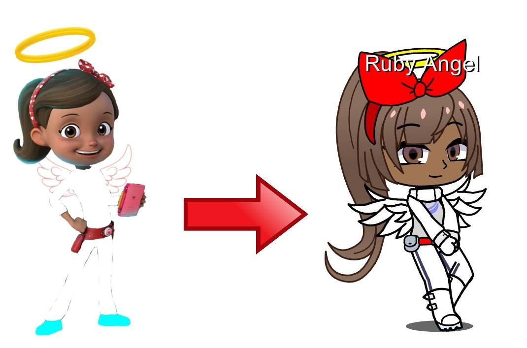 Ruby Character Deviantart Rusty Rivets Ruby Angel Rusty Rivets Gacha Club by cjfn on DeviantArt