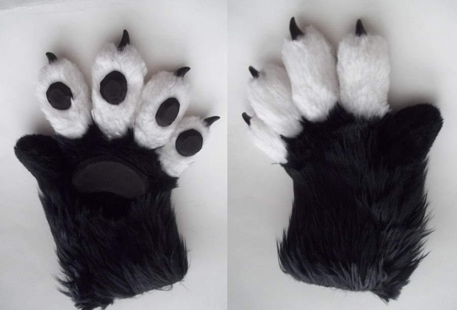 Gravity fursuit handpaws by starry-kitsune on DeviantArt