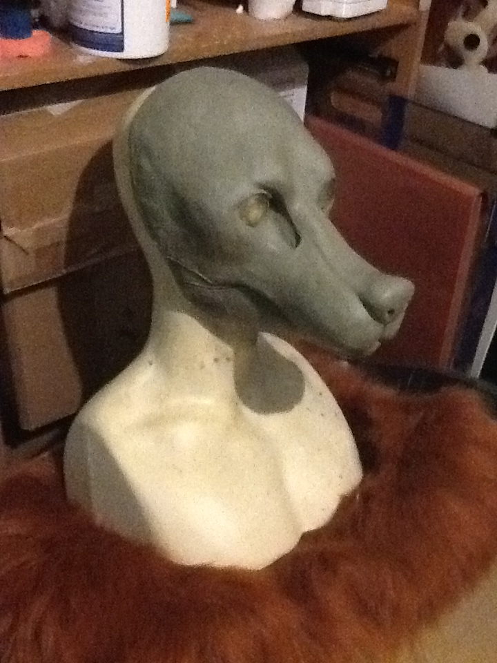 Canine head base sculpt V2