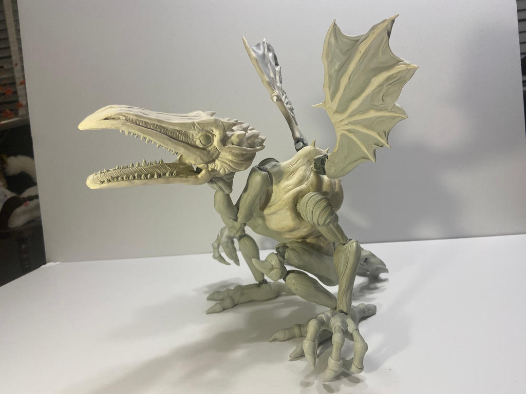 3d Printed Ridley Model Ridley Unpainted Custom Figure by squarepupilsherald on DeviantArt