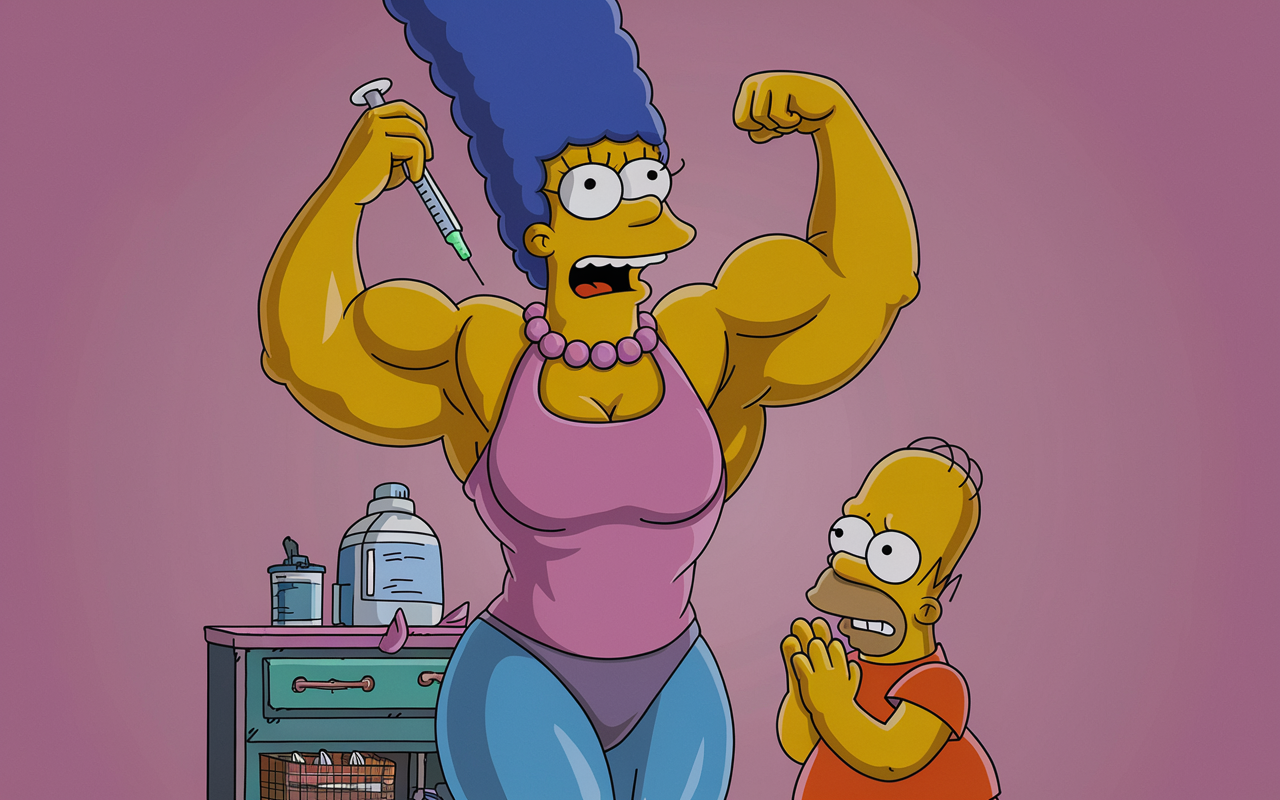 Muscle Marge 7 By TenPastNine On DeviantArt muscle-marge-7-by-tenpastnine-on-deviantart
