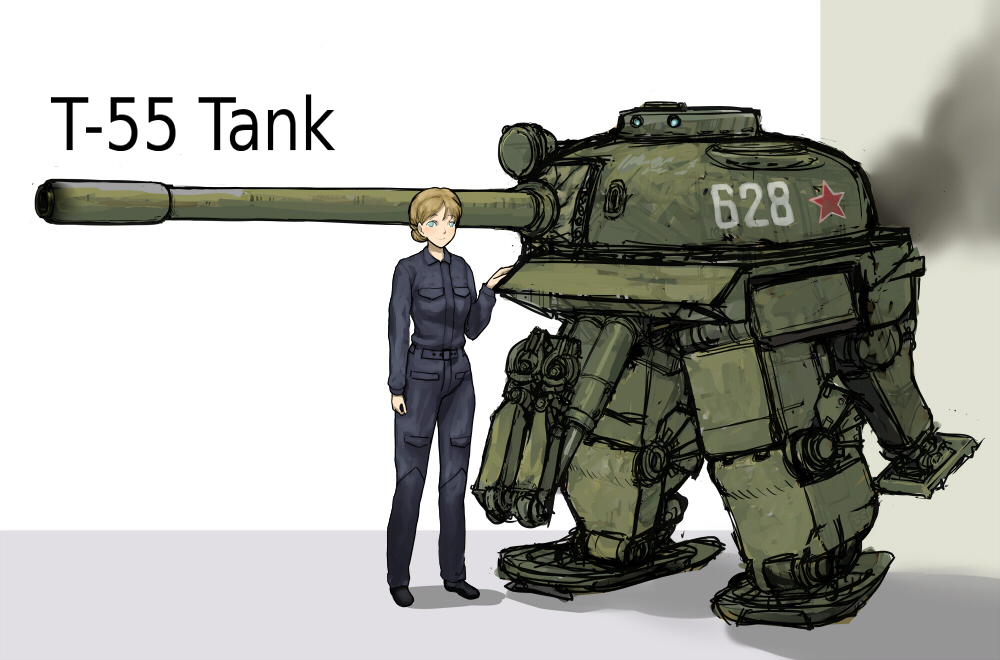 T-55 Tank style Powered exoskeleton. by QU-RO-QURO on DeviantArt