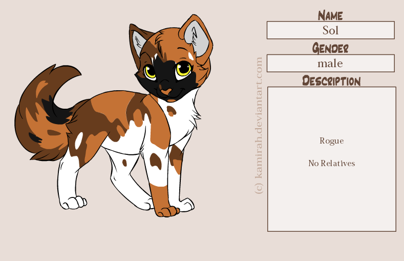 Sol's Breed. (Read my comment.) : r/WarriorCats