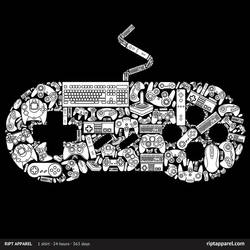 RIPT Tees Video Game Controller Graphic