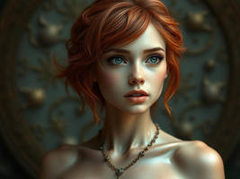 red haired beauty