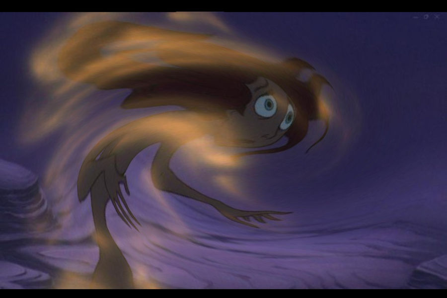 Ariel transforming into a polyp by 6544421 on DeviantArt