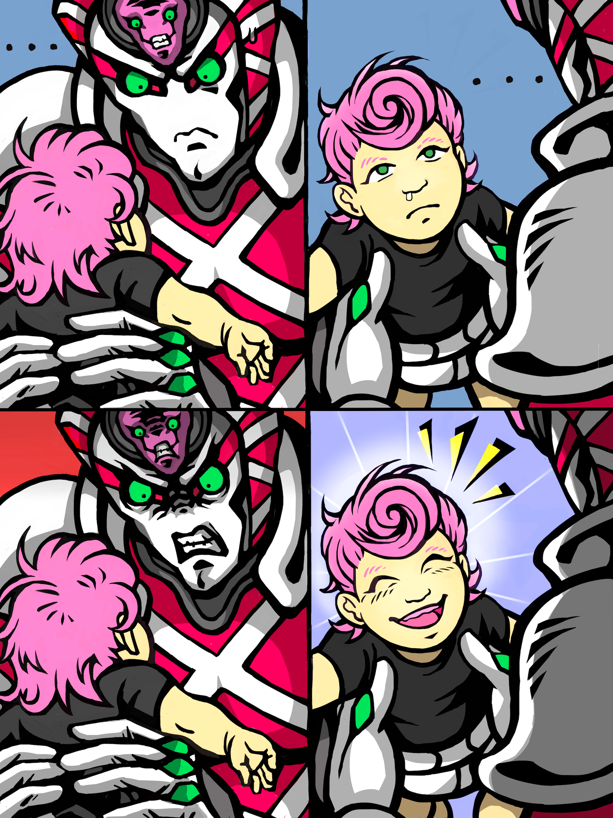 King Crimson babysits Trish by FazeButler on DeviantArt King Crimson babysits Trish by FazeButler on DeviantArt