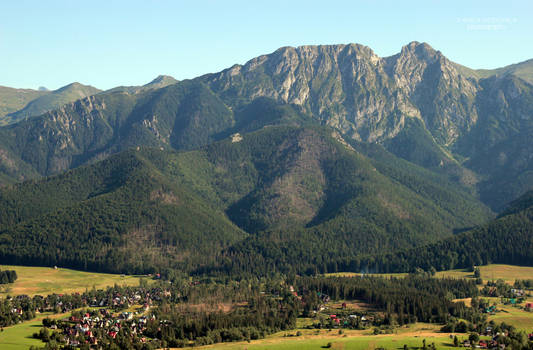 look at Giewont, Tatry Mountains