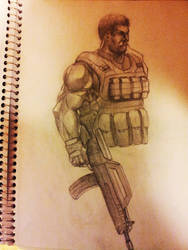 Chris Redfield Sketch