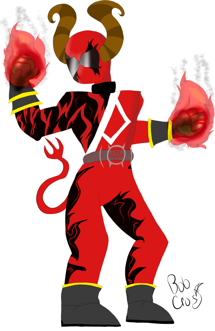 Devil Power Ranger Red Demon Power Ranger Alex by Bobcroscrab on DeviantArt