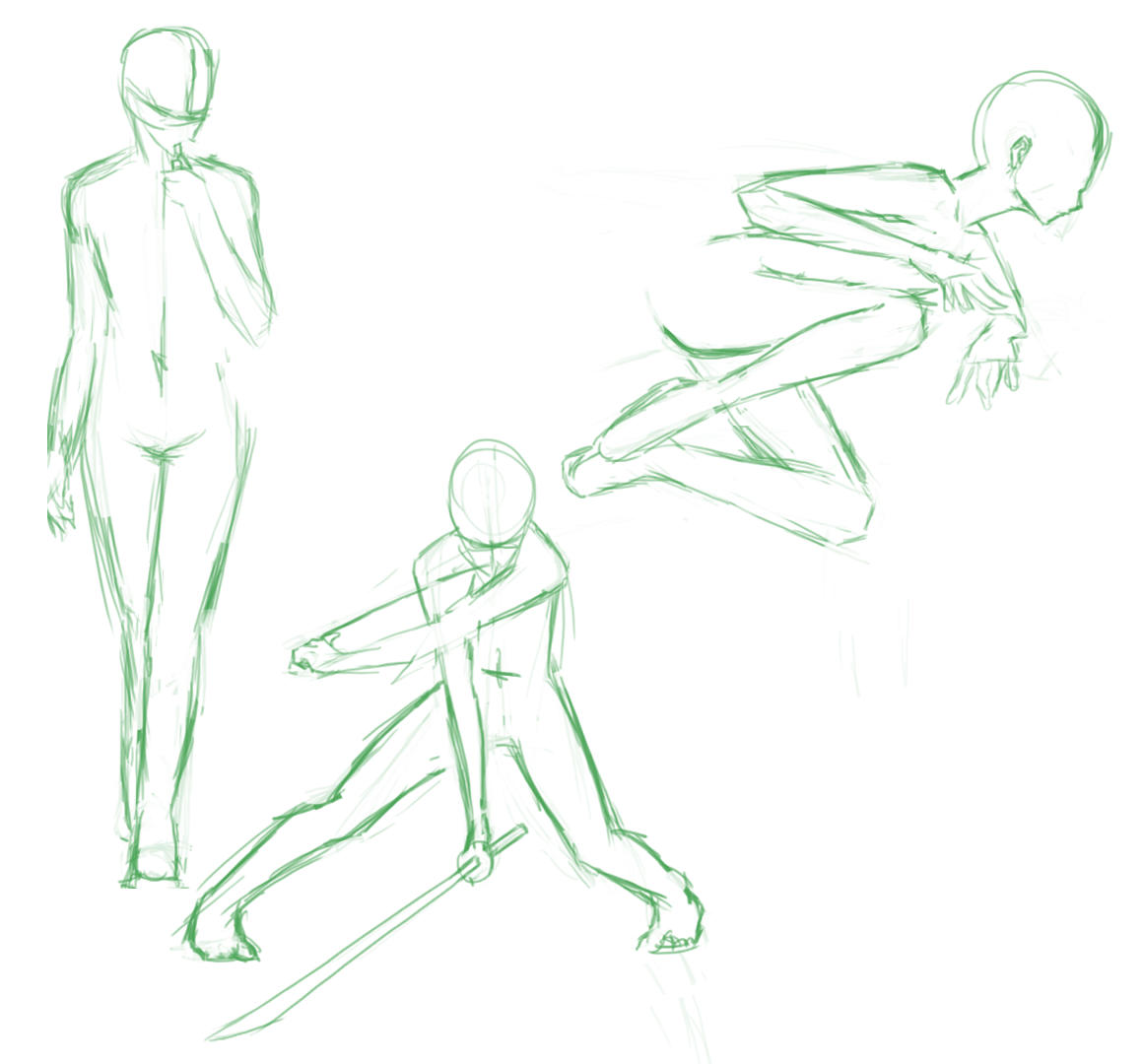 Dynamic Male Pose