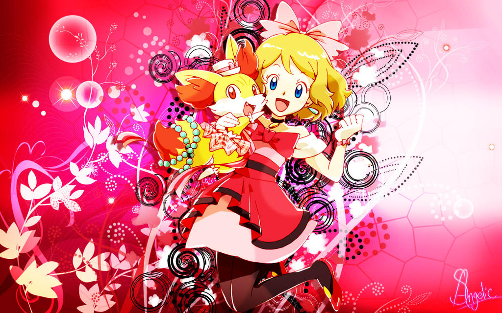 Pokemon Serena Wallpaper By Theshysky On Deviantart Pokemon Serena Wallpaper By Theshysky On Deviantart