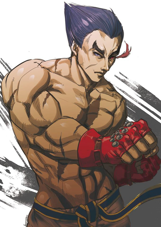 Kazuya Mishima, an art print by gdaigonArt - INPRNT