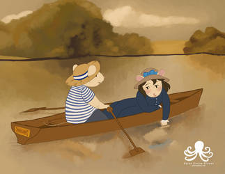 Mice Rowing