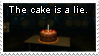 The cake is a lie.