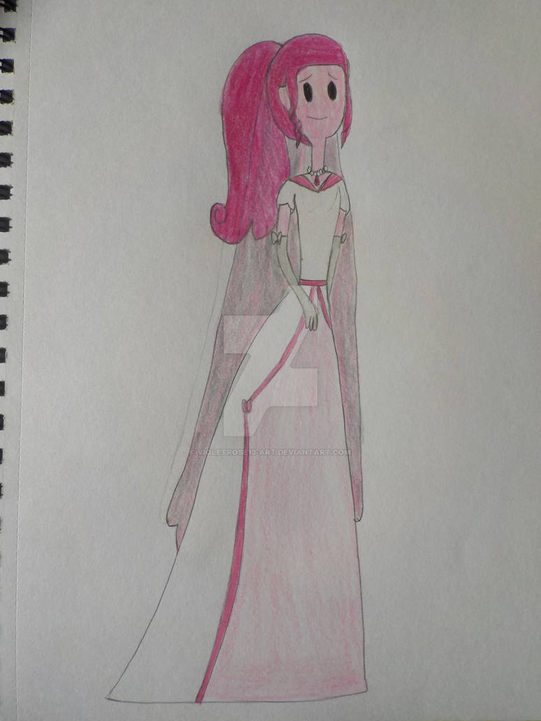 princess bubblegum white dress Princesa Chicle