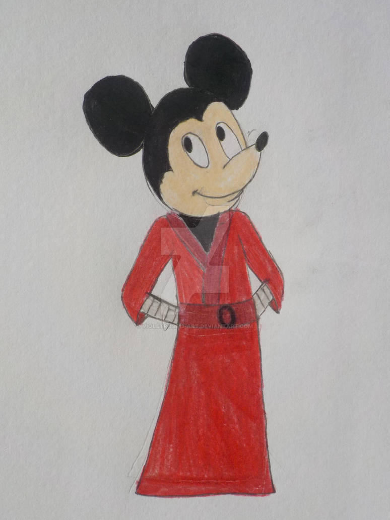 Mickey Mouse as Master Splinter by VioletRose13-Art on DeviantArt