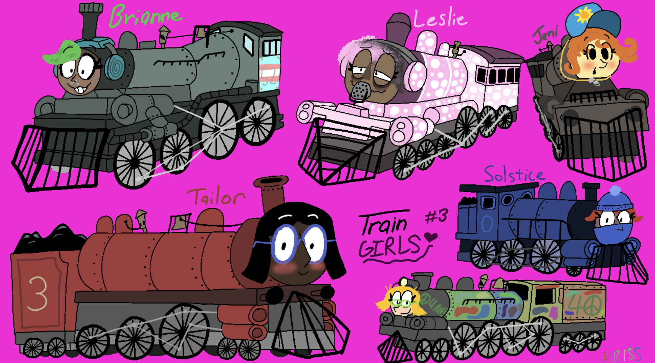 Train Girls #3 by t00nedl00n on DeviantArt