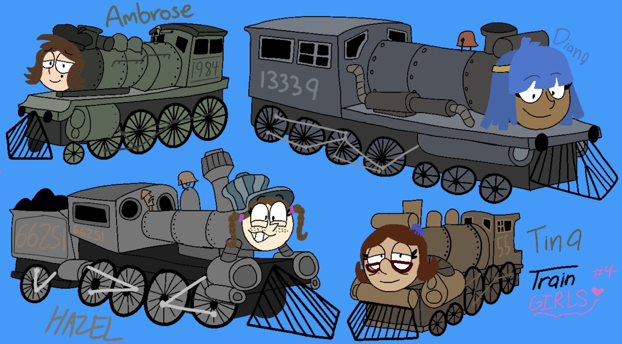 Train Girls #4 by t00nedl00n on DeviantArt
