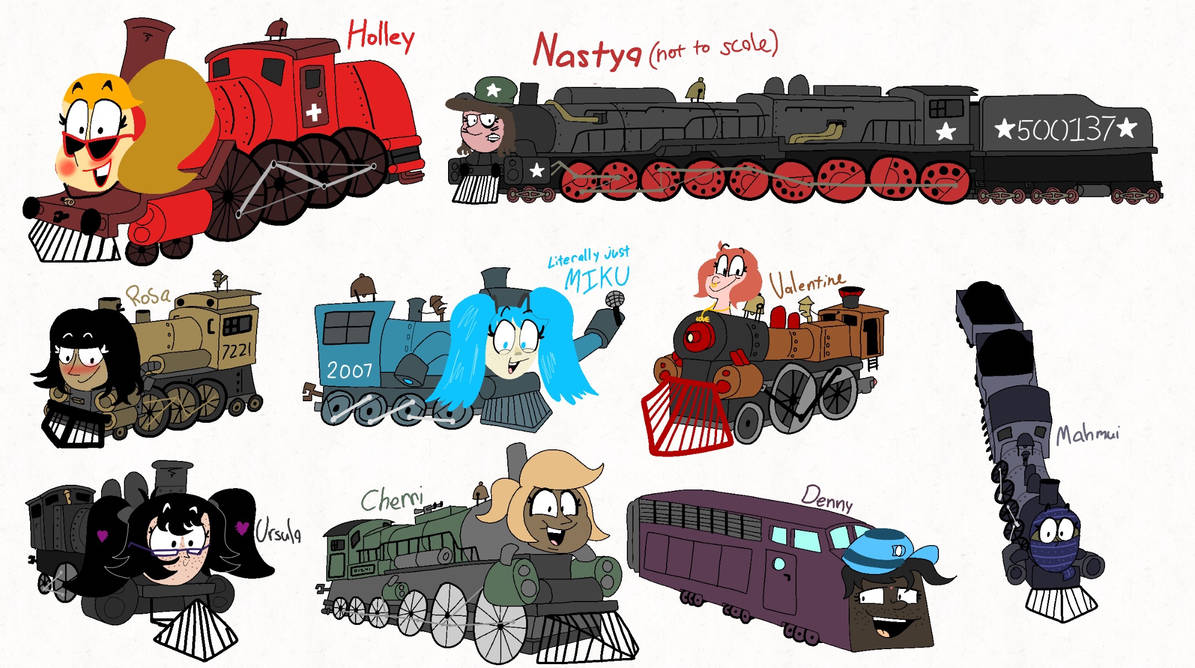 Train Girls #7 by t00nedl00n on DeviantArt