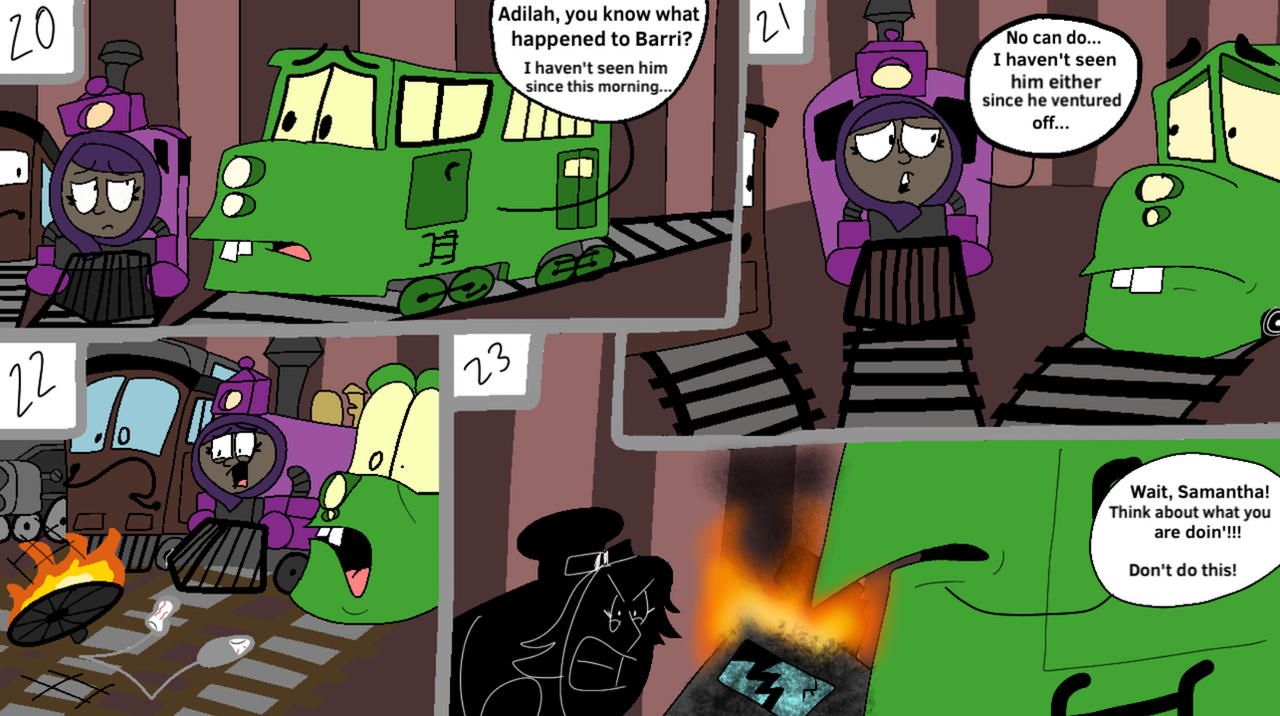 Train Girls Comics #5 - Steamed Up Samantha 5 by t00nedl00n on DeviantArt