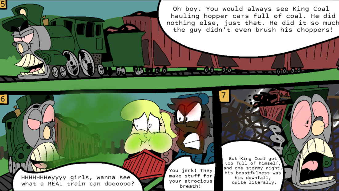 Train Girls Comics 2 - Old King Coal #2 by t00nedl00n on DeviantArt