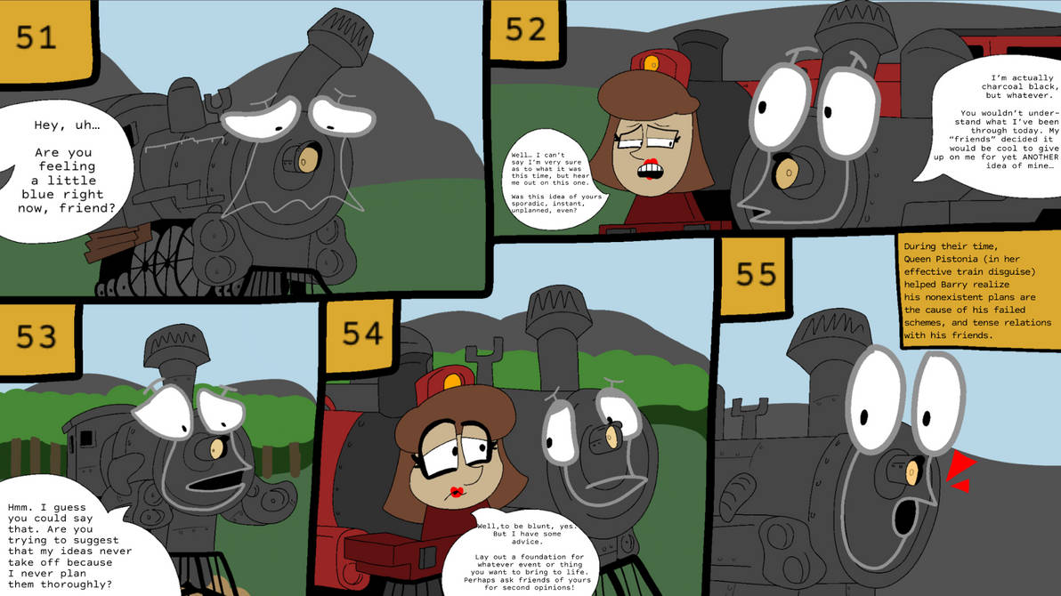 ''Trains'' Comics - A Costumed Conundrum #10 by t00nedl00n on DeviantArt