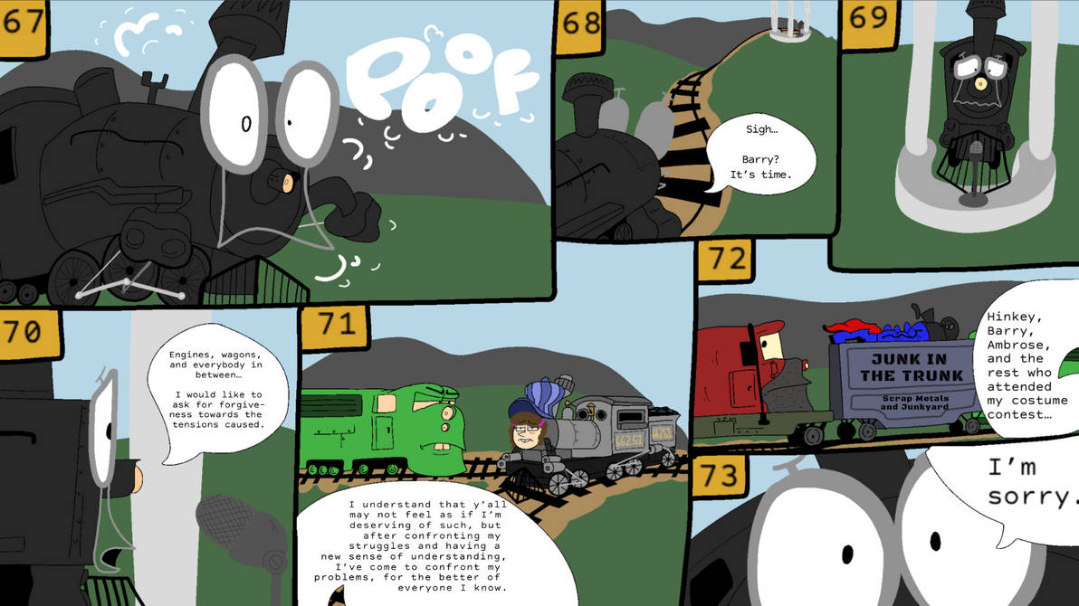 ''Trains'' Comics 3 - A Costumed Conundrum #13 by t00nedl00n on DeviantArt