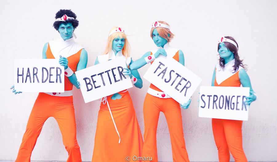 Включи faster and harder. Stronger better faster. Work it harder make it better. Harder, better, faster, stronger Daft Punk. Harder better stronger.