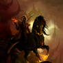 warlock and felsteed