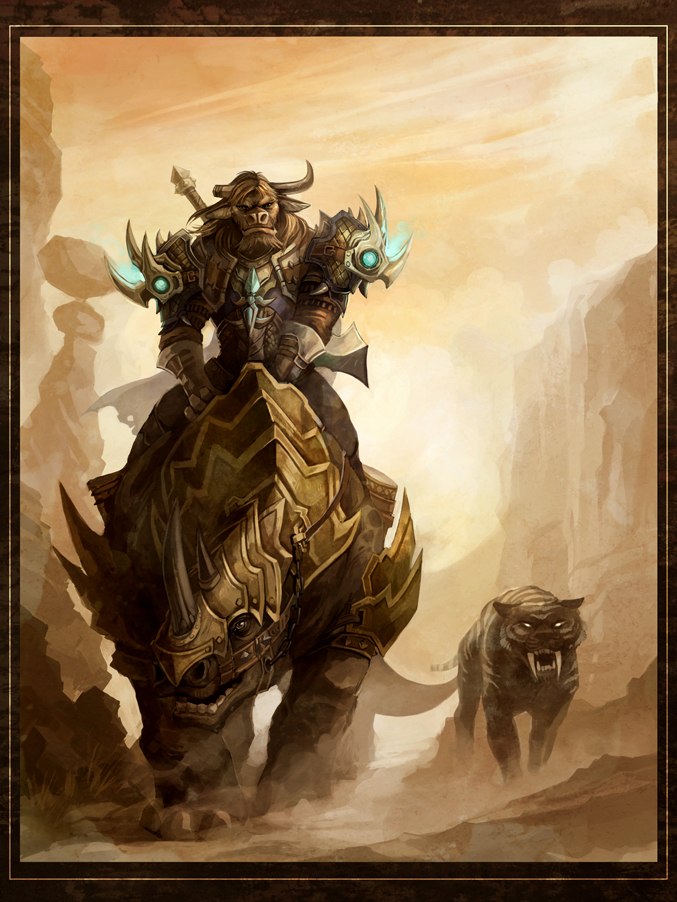 Tauren hunter and pet